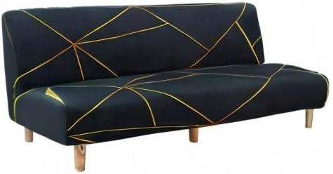 Armless Sofa Cover Futon Slipcover