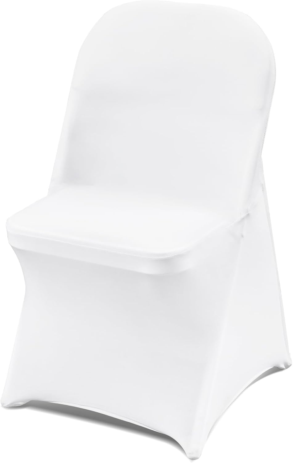 30 PCS White Folding Chair Covers