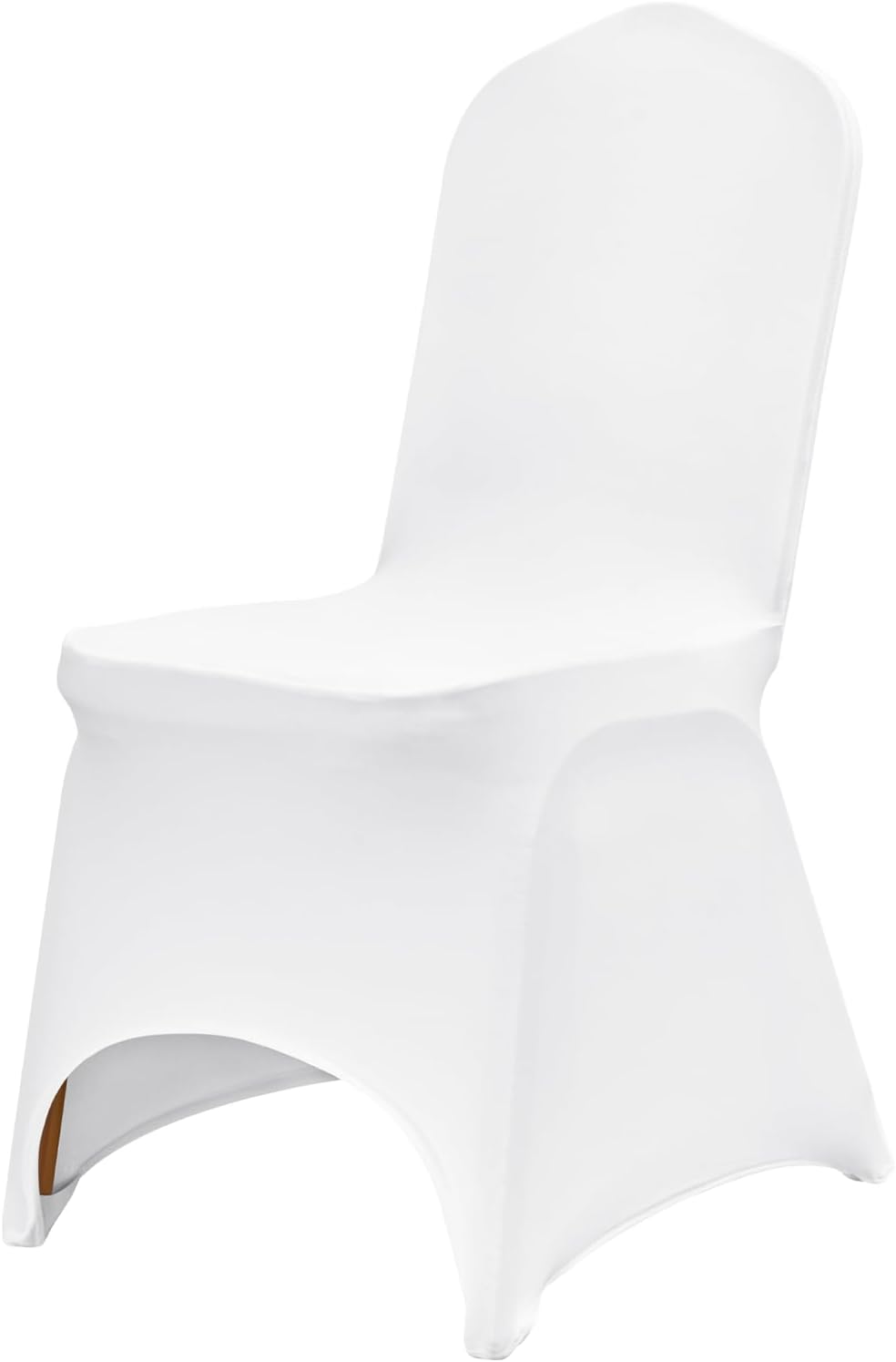 30 PCS White Folding Chair Covers