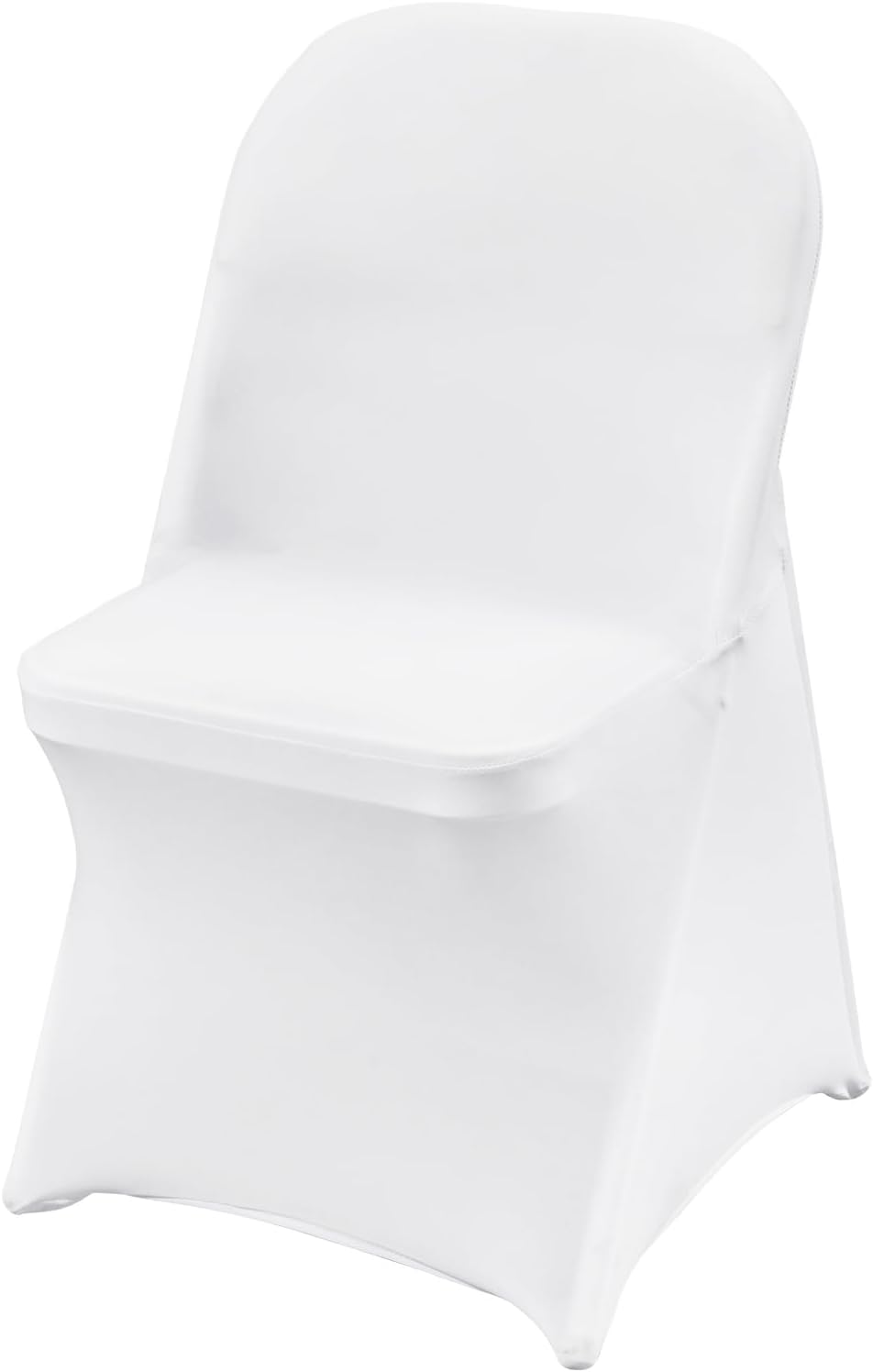 30 PCS White Folding Chair Covers