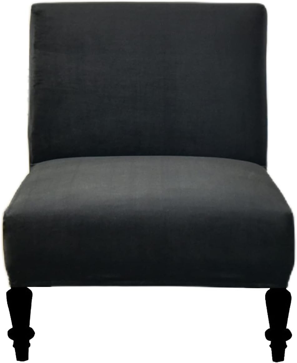 Eco-Ancheng Armless Chair Slipcover Removable Armless Accent Chairs Covers Washable Armless Slipper Chair Slipcover Printed Armless Chair Furniture Protector Covers for Living Dining Room Hotel
