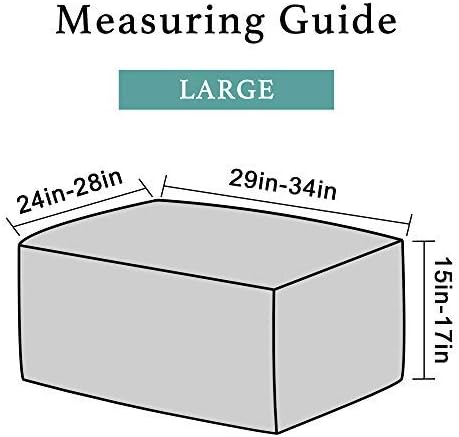 Stretch Ottoman Cover Ottoman Slipcover