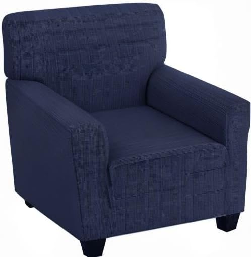 ZNSAYOTX Chair Slipcovers with Arms for Living Room High Stretchy Spandex Pet Friendly Armchair Furniture Protection Covers (Black and White, Chair)