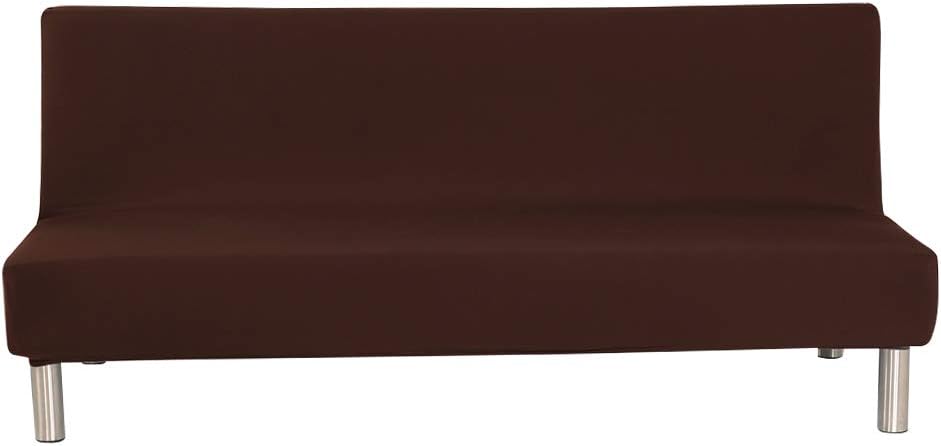 Linen Blue Armless Sofa Bed Cover