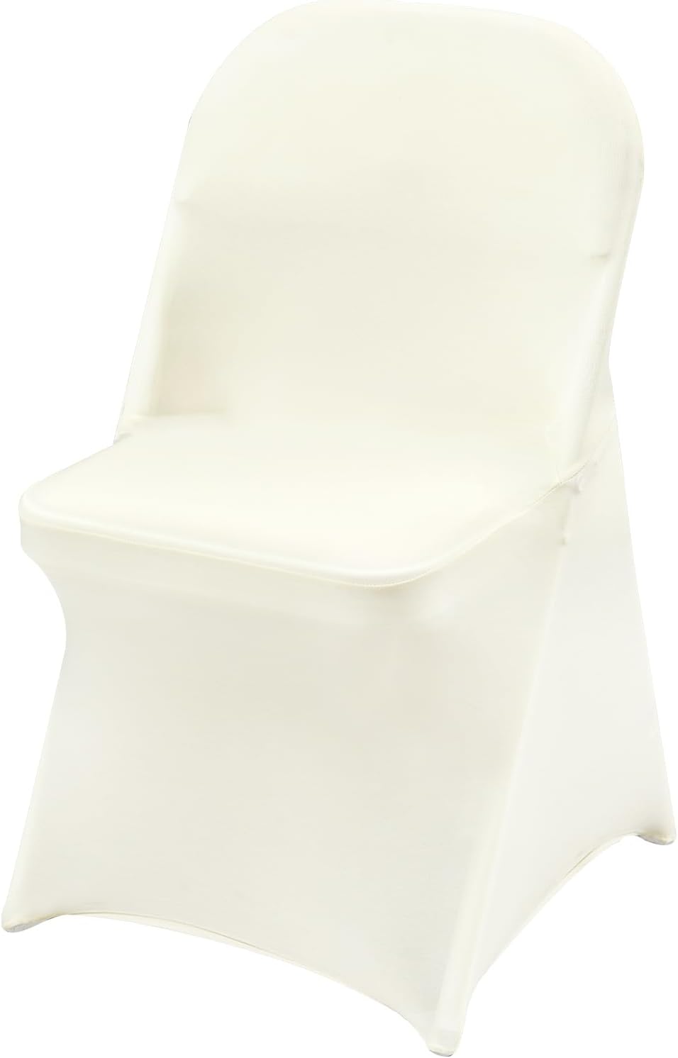 30 PCS White Folding Chair Covers