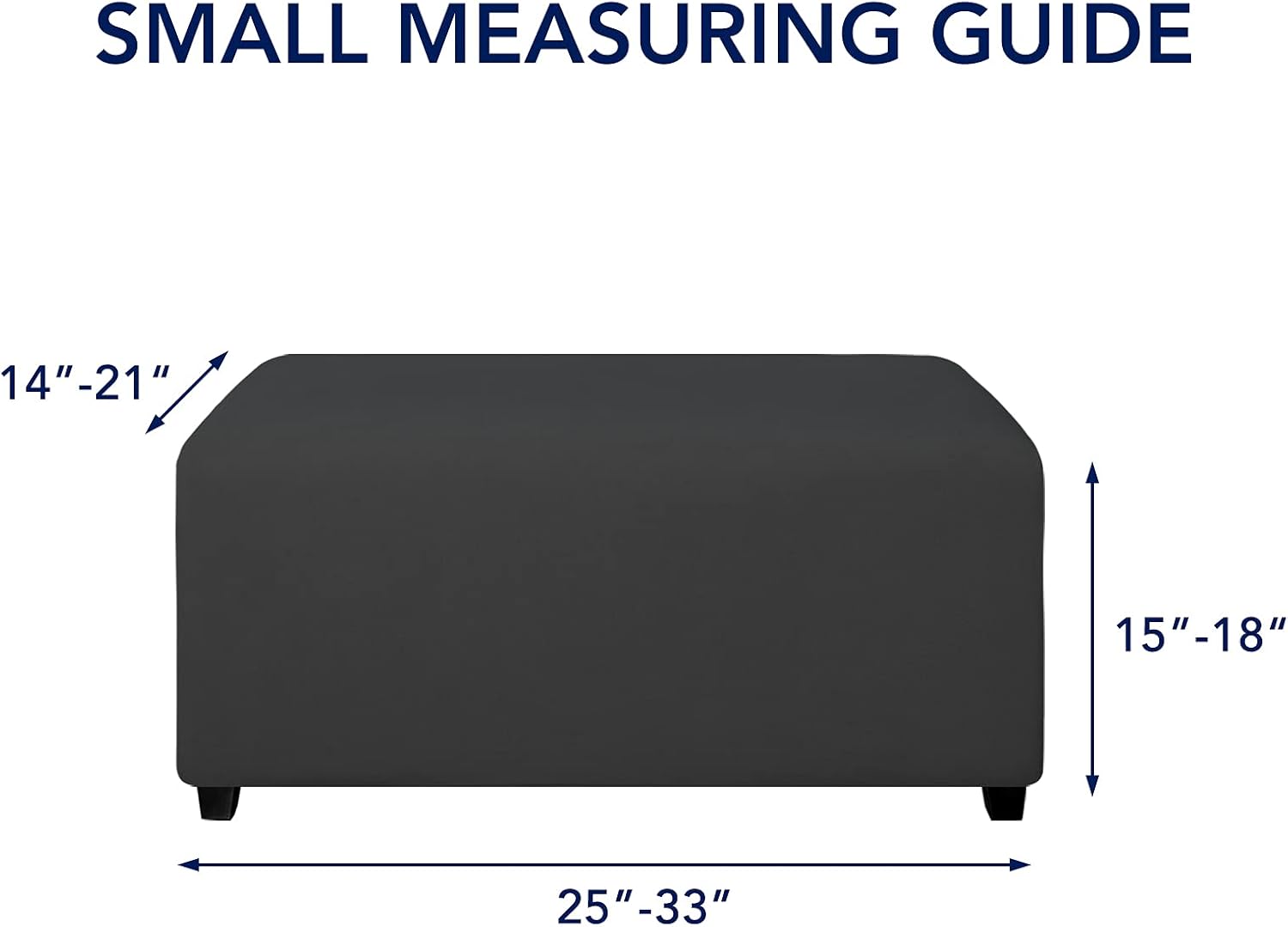 Fit Ottoman Cover Rectangle