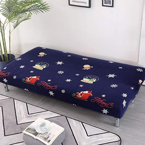 Armless Futon Slipcovers Stretch Folding Sofa