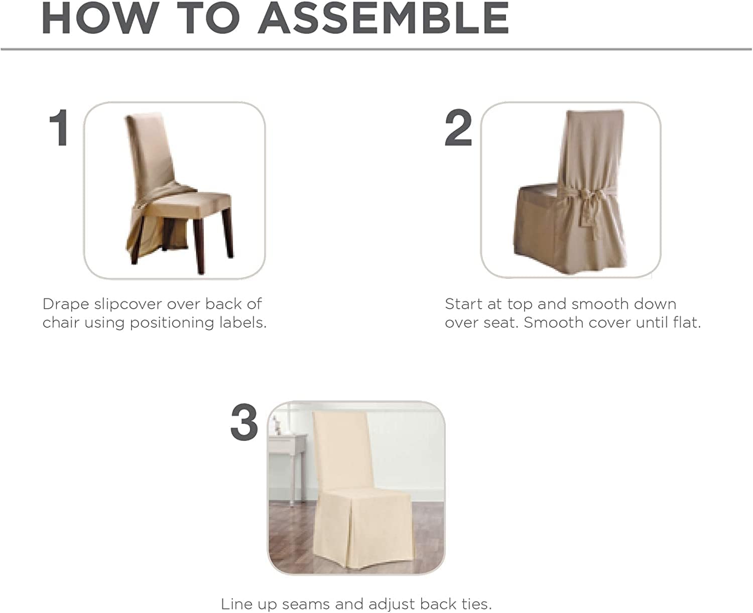 Ottoman Two Piece Slipcover