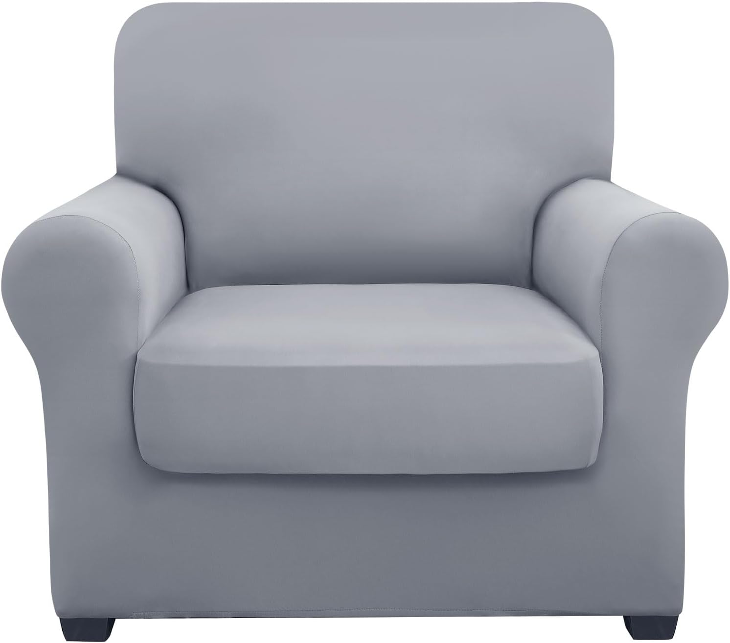 hyha Couch Covers, Chair/Sofa Covers, Floral Pattern, Stretch, Printed, 2 Pieces, Armchair Slipcover, Separate Couch Cushion Slipcover, Furniture Protector for Dogs(Armchair, Paisley Floral)