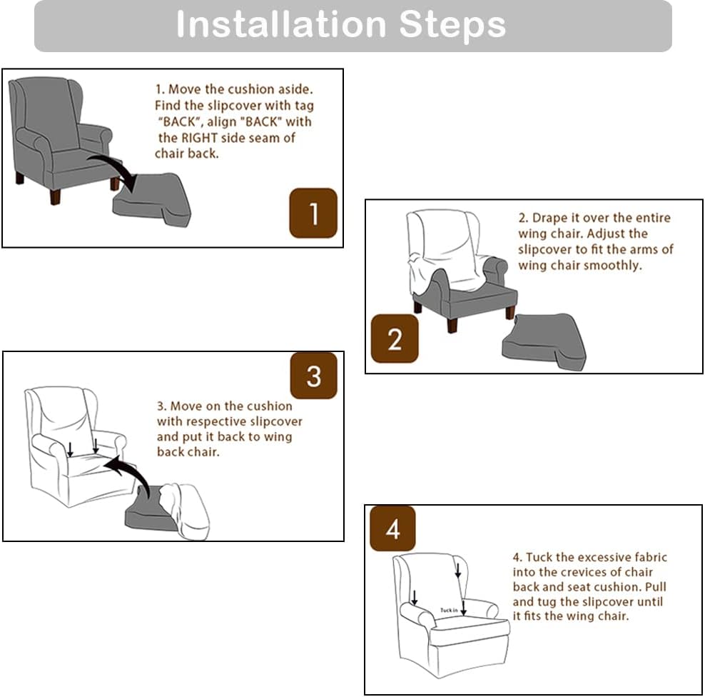 Wing Chair Slipcover