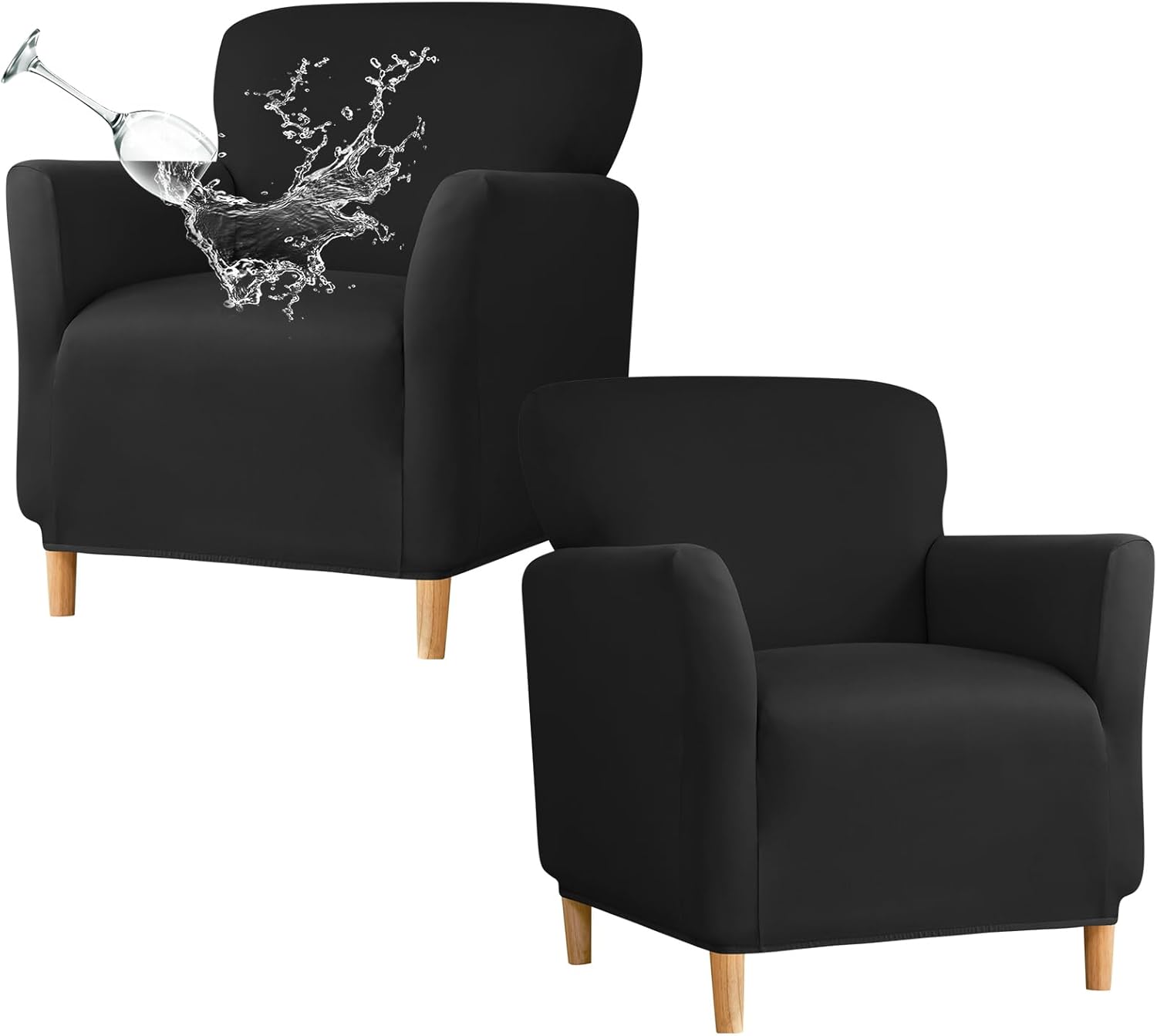 Printed Banquet Armchair Slipcovers Soft Chair Covers Armchair 1-Piece Stretch Chair Covers for Living Room Nonslip Outdoor Armchair Slipcover Kids Pets Friendly Furniture Protector,01