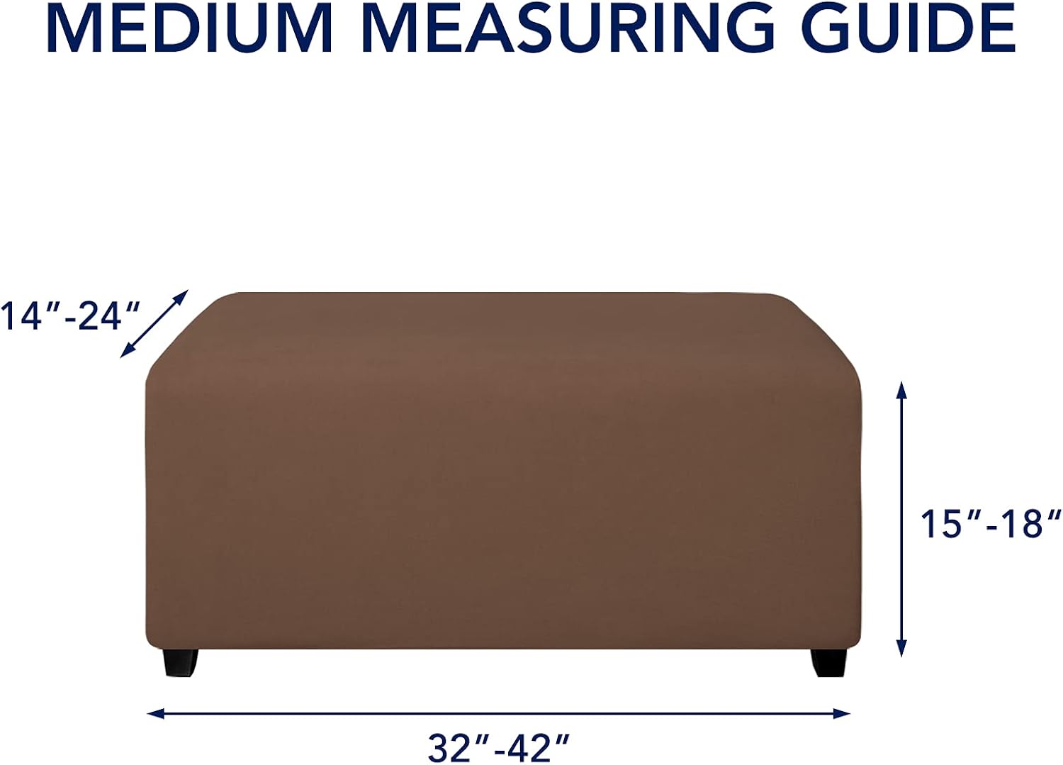 Fit Ottoman Cover Rectangle