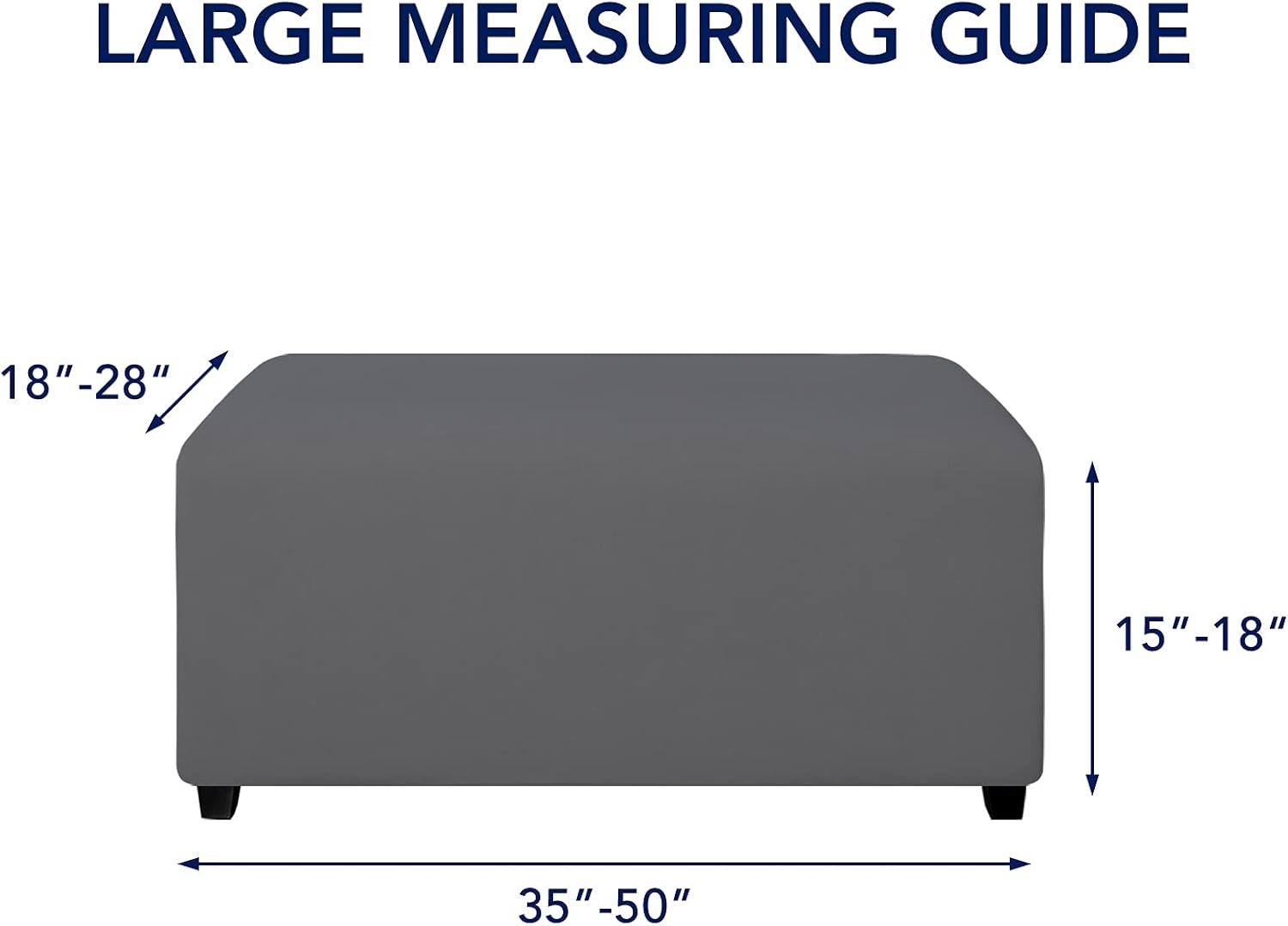 Fit Ottoman Cover Rectangle
