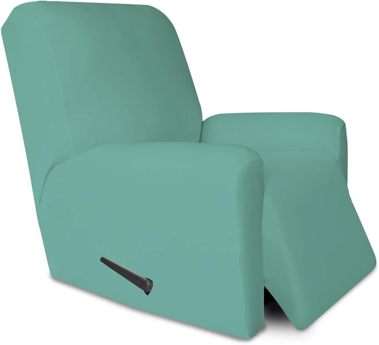 PureFit Super Stretch Chair Sofa Slipcover – Spandex Non Slip Soft Couch Sofa Cover, Washable Furniture Protector with Non Skid Foam and Elastic Bottom for Kids, Pets （Chair, Dark Gray）