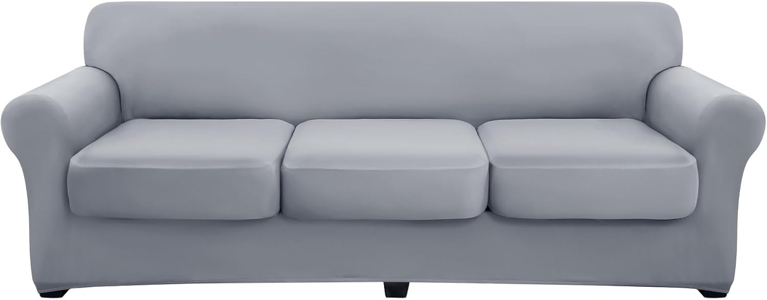 hyha Couch Covers, Chair/Sofa Covers, Floral Pattern, Stretch, Printed, 2 Pieces, Armchair Slipcover, Separate Couch Cushion Slipcover, Furniture Protector for Dogs(Armchair, Paisley Floral)