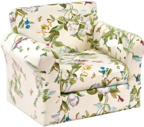 KRFOONN 2 Piece Chair Covers Printed Sofa Covers Couch Covers Washable Armchair Sofa Couch Slipcover Furniture Protector with Elastic Bottom for Living Room (Armchair, 23), Small