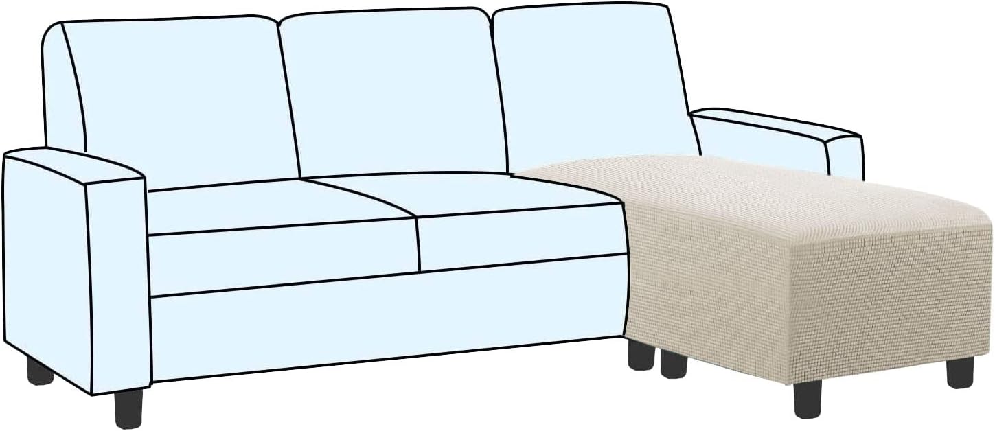 Ottoman Cover Slipcover Rectangle