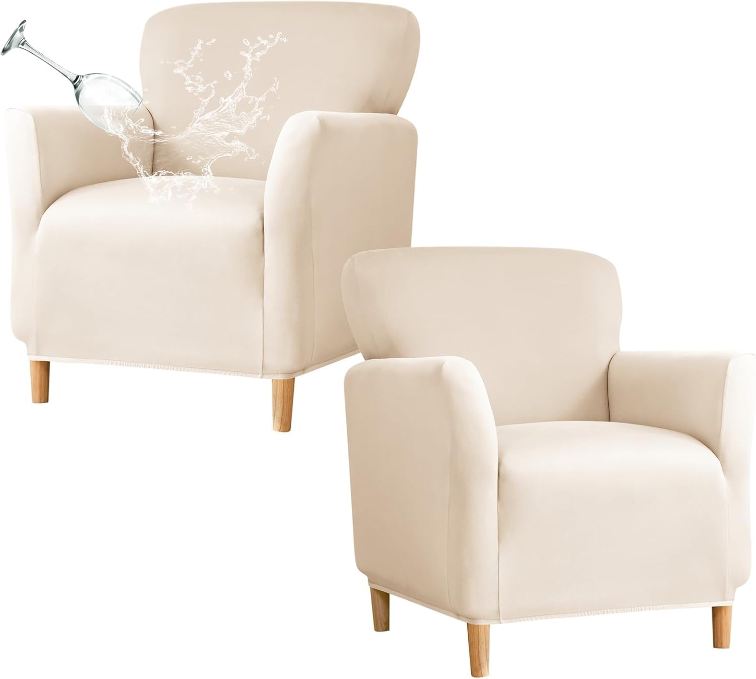 Printed Banquet Armchair Slipcovers Soft Chair Covers Armchair 1-Piece Stretch Chair Covers for Living Room Nonslip Outdoor Armchair Slipcover Kids Pets Friendly Furniture Protector,01