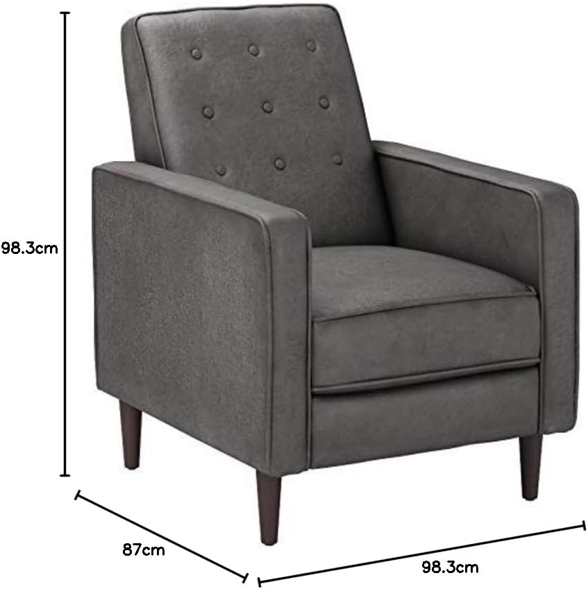 Modern Fabric Recliners, 2-Pcs Set