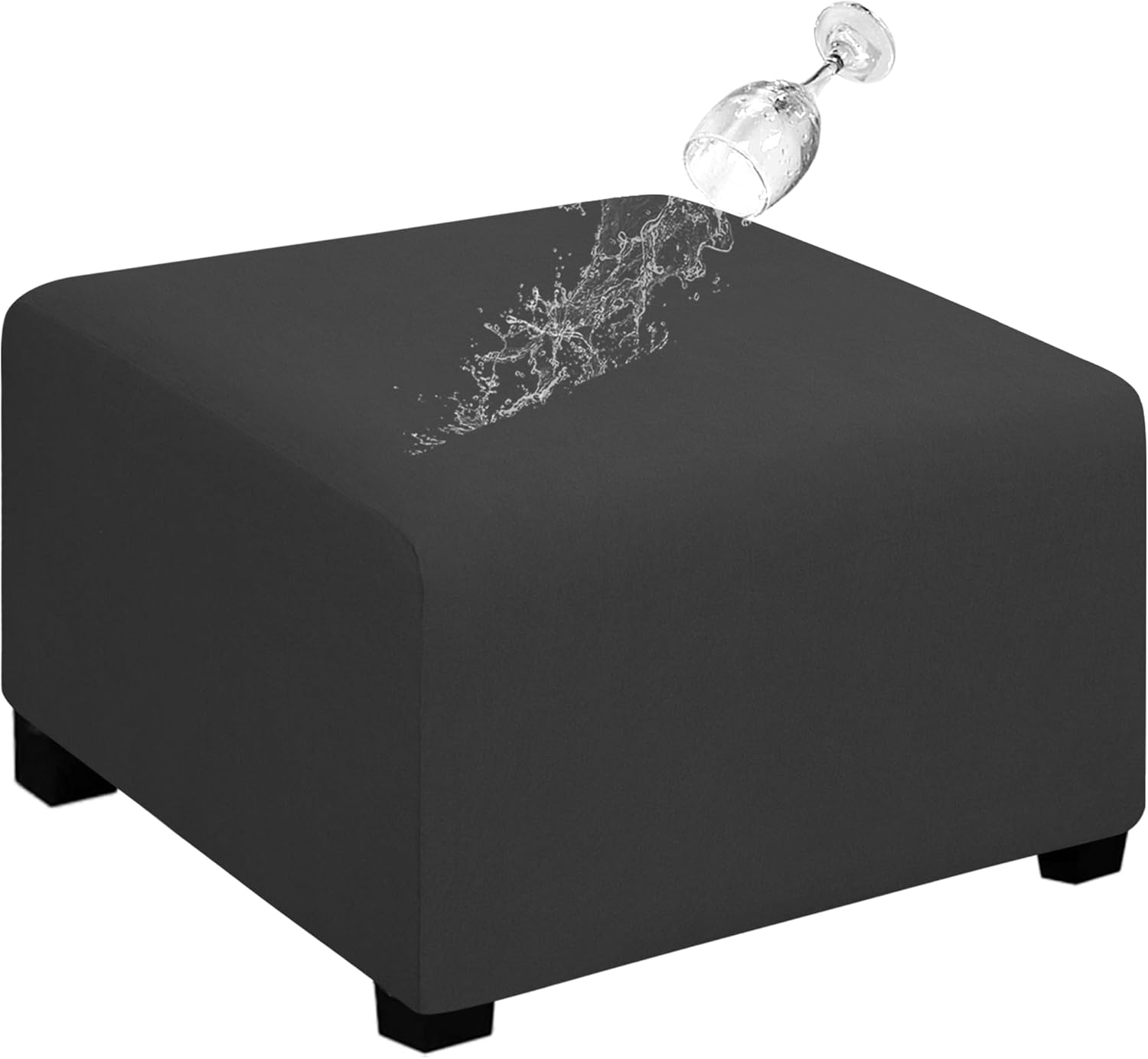 Dual Waterproof Stretch Ottoman Cover