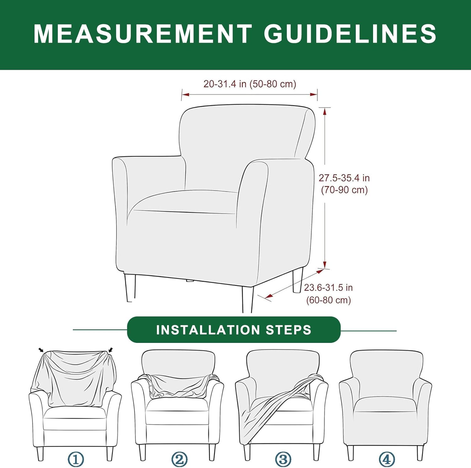 Printed Banquet Armchair Slipcovers Soft Chair Covers Armchair 1-Piece Stretch Chair Covers for Living Room Nonslip Outdoor Armchair Slipcover Kids Pets Friendly Furniture Protector,01