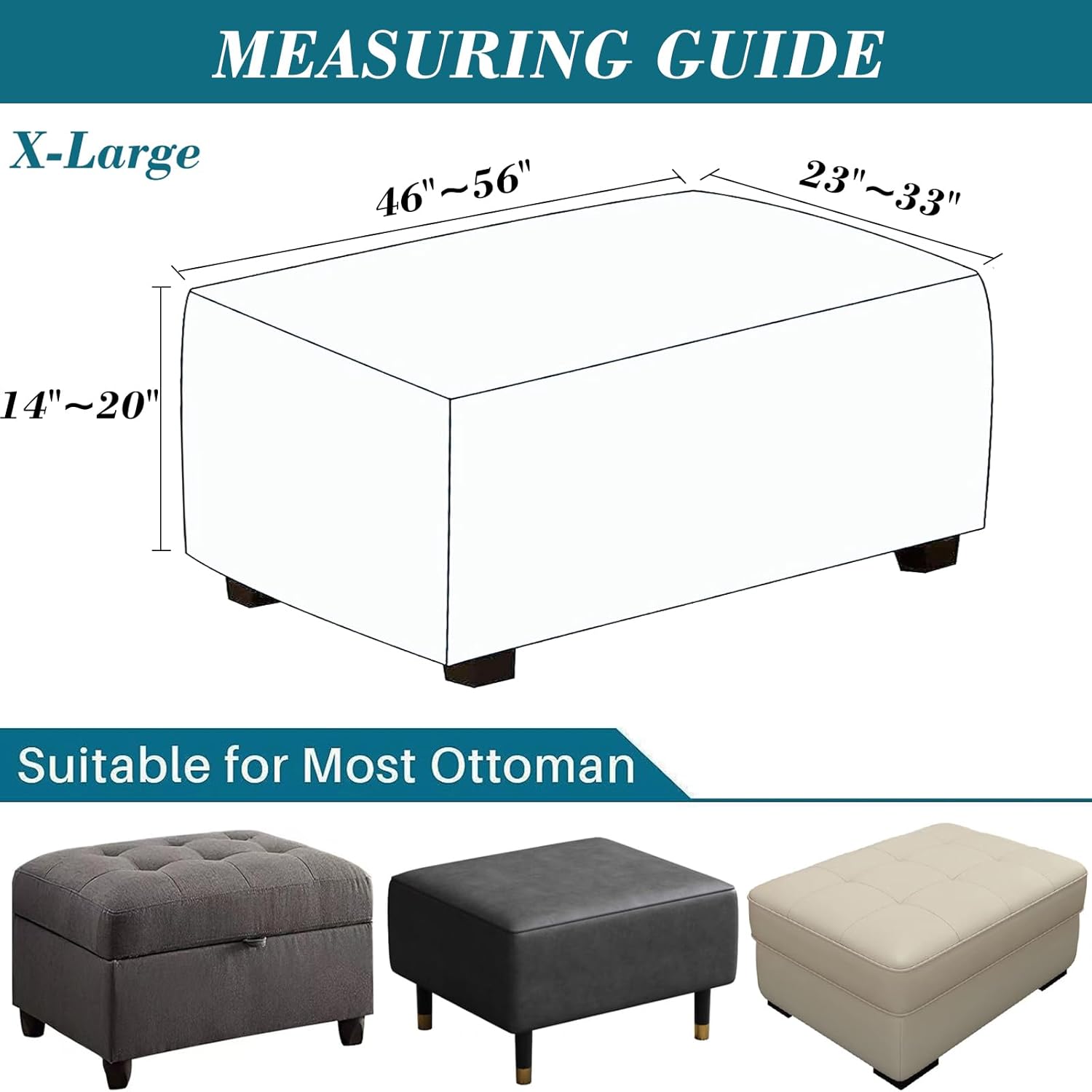 Ottoman Cover Rectangle