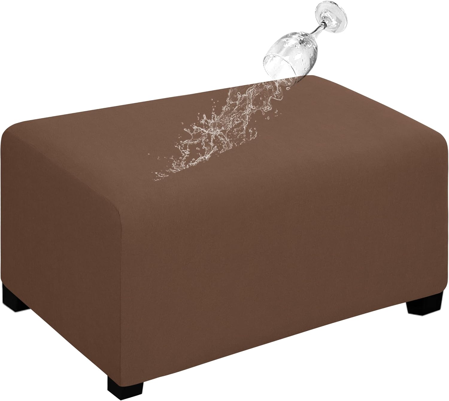 Dual Waterproof Stretch Ottoman Cover