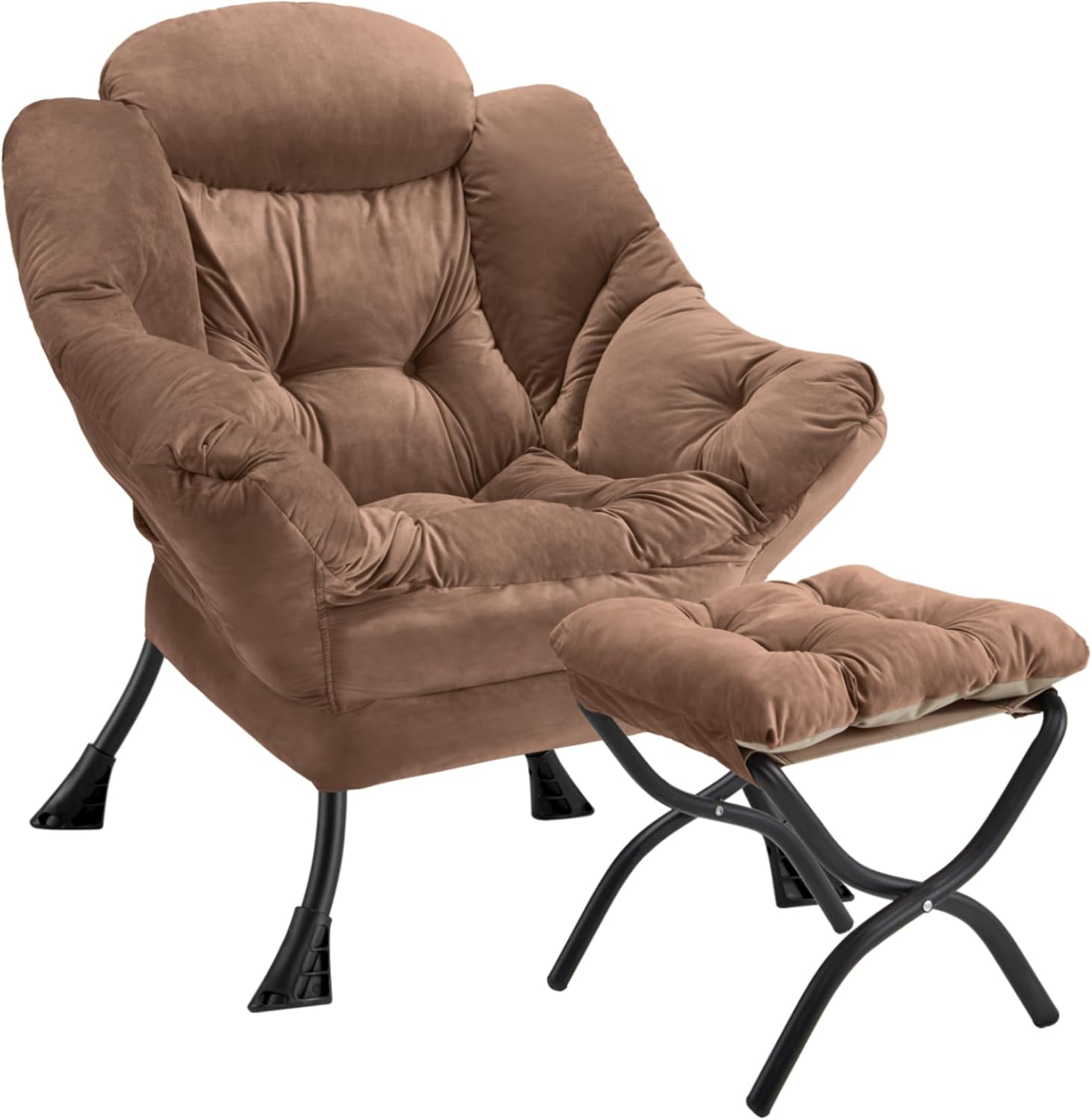 Lazy Chair with Folding Ottoman