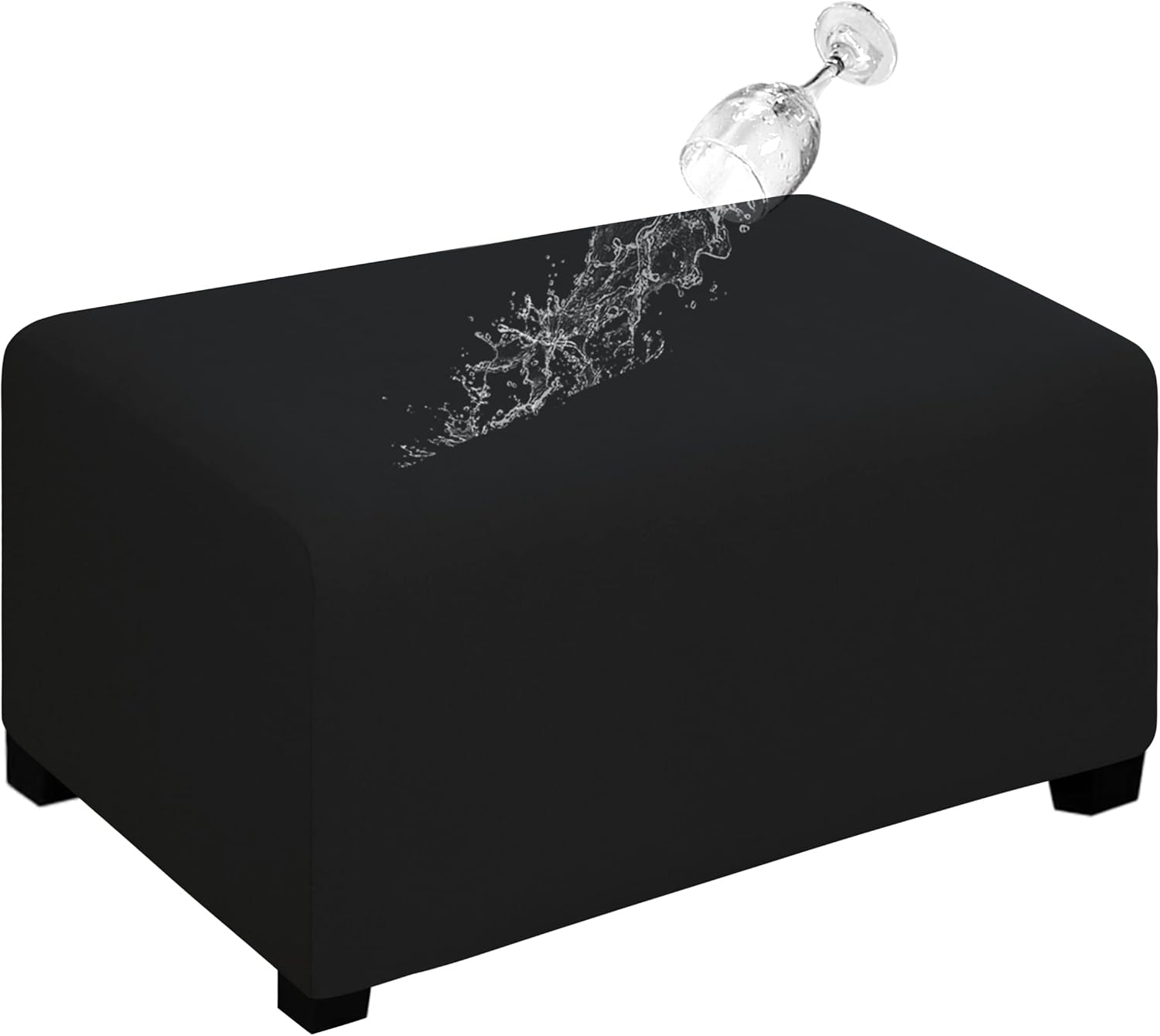 Dual Waterproof Stretch Ottoman Cover