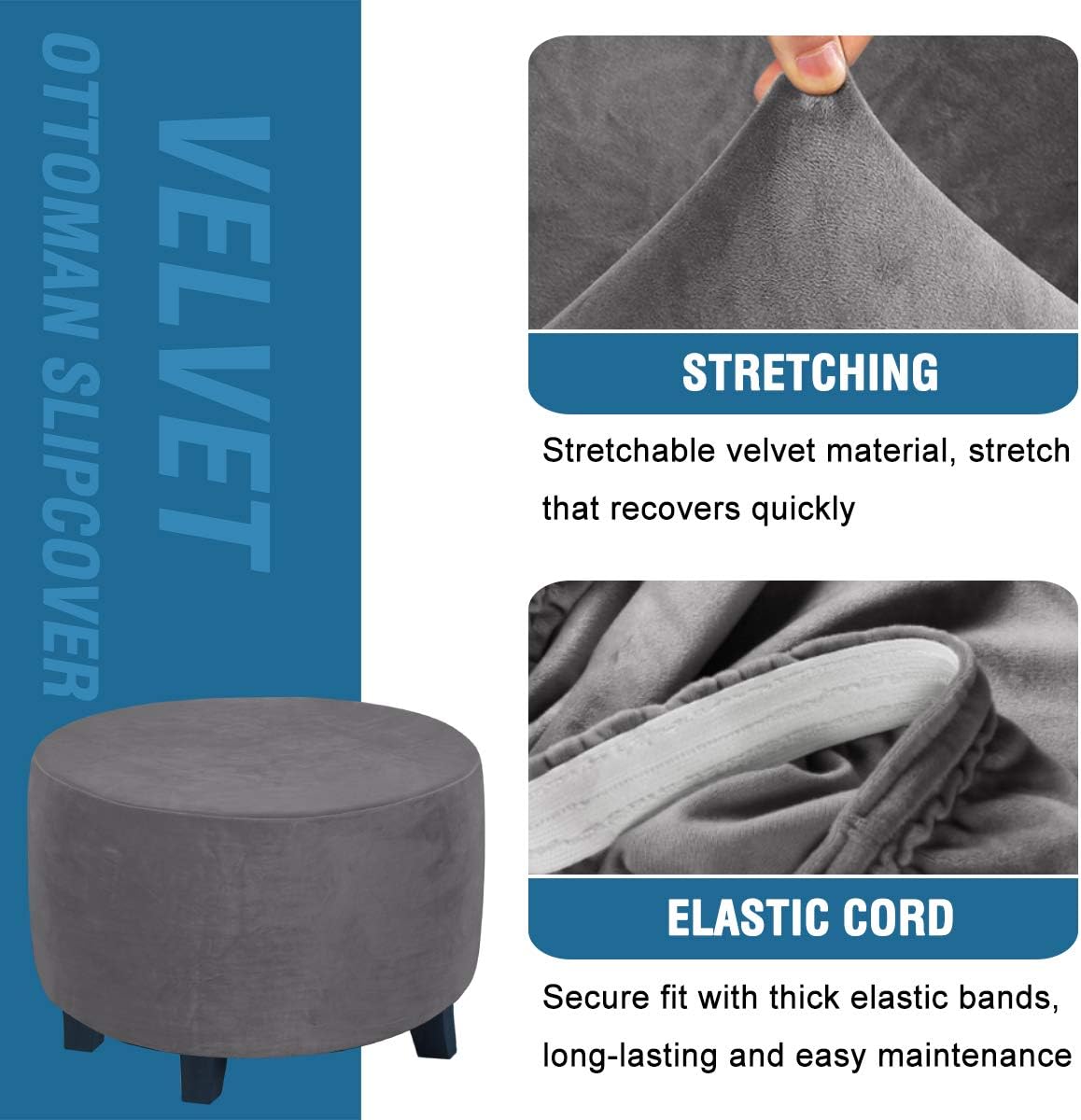 Ottoman Covers Slipcover