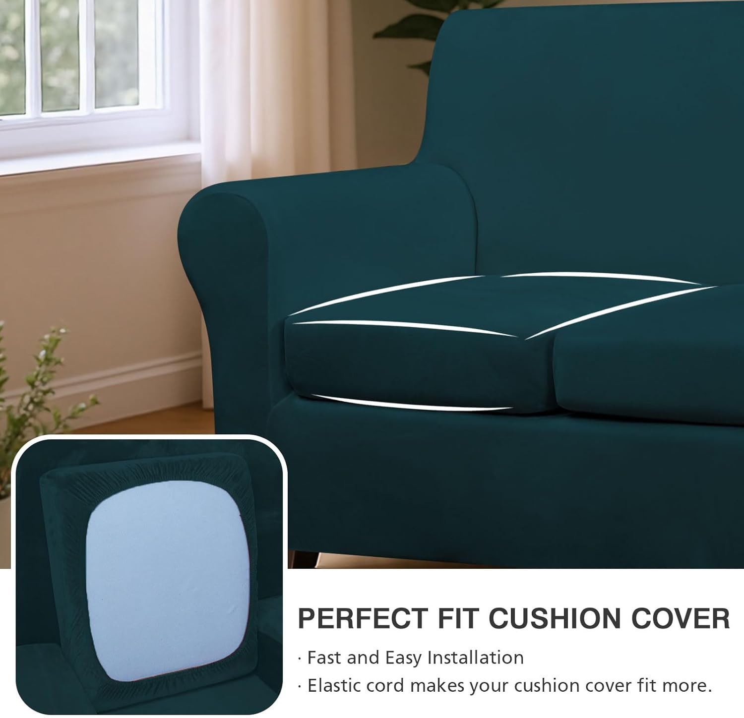 Stretch 4 Pieces Sofa Covers