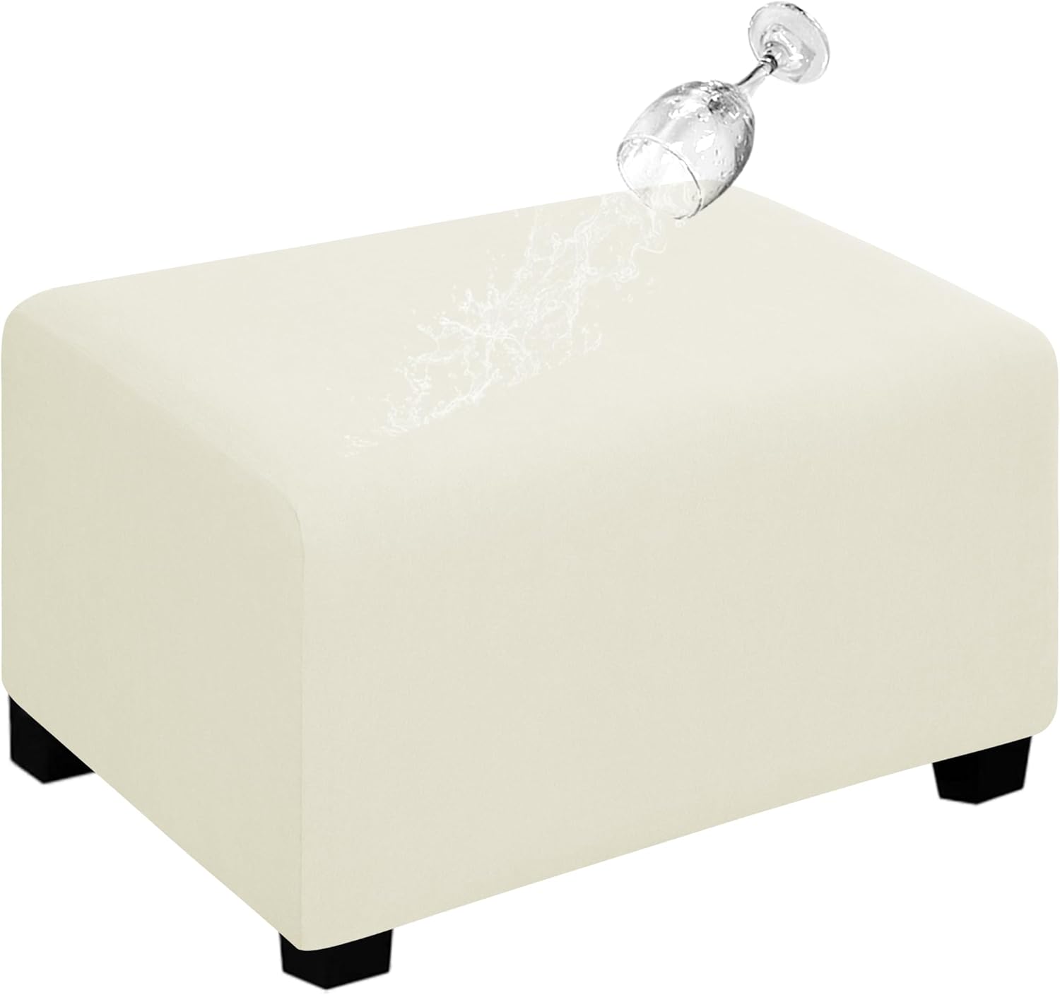 Dual Waterproof Stretch Ottoman Cover