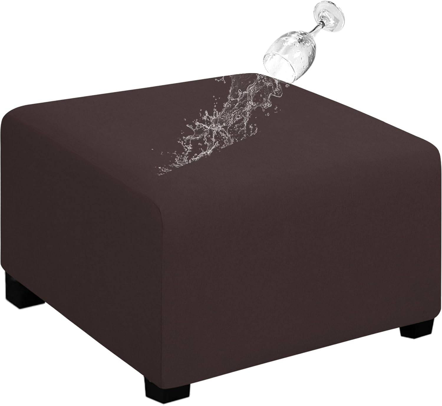 Dual Waterproof Stretch Ottoman Cover