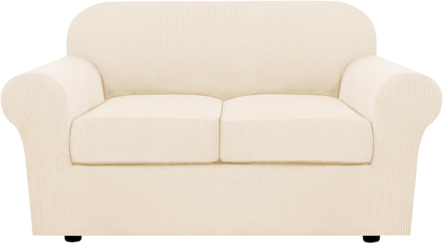 4 Piece Stretch Couch Covers for 3 Cushion Couch Sofa