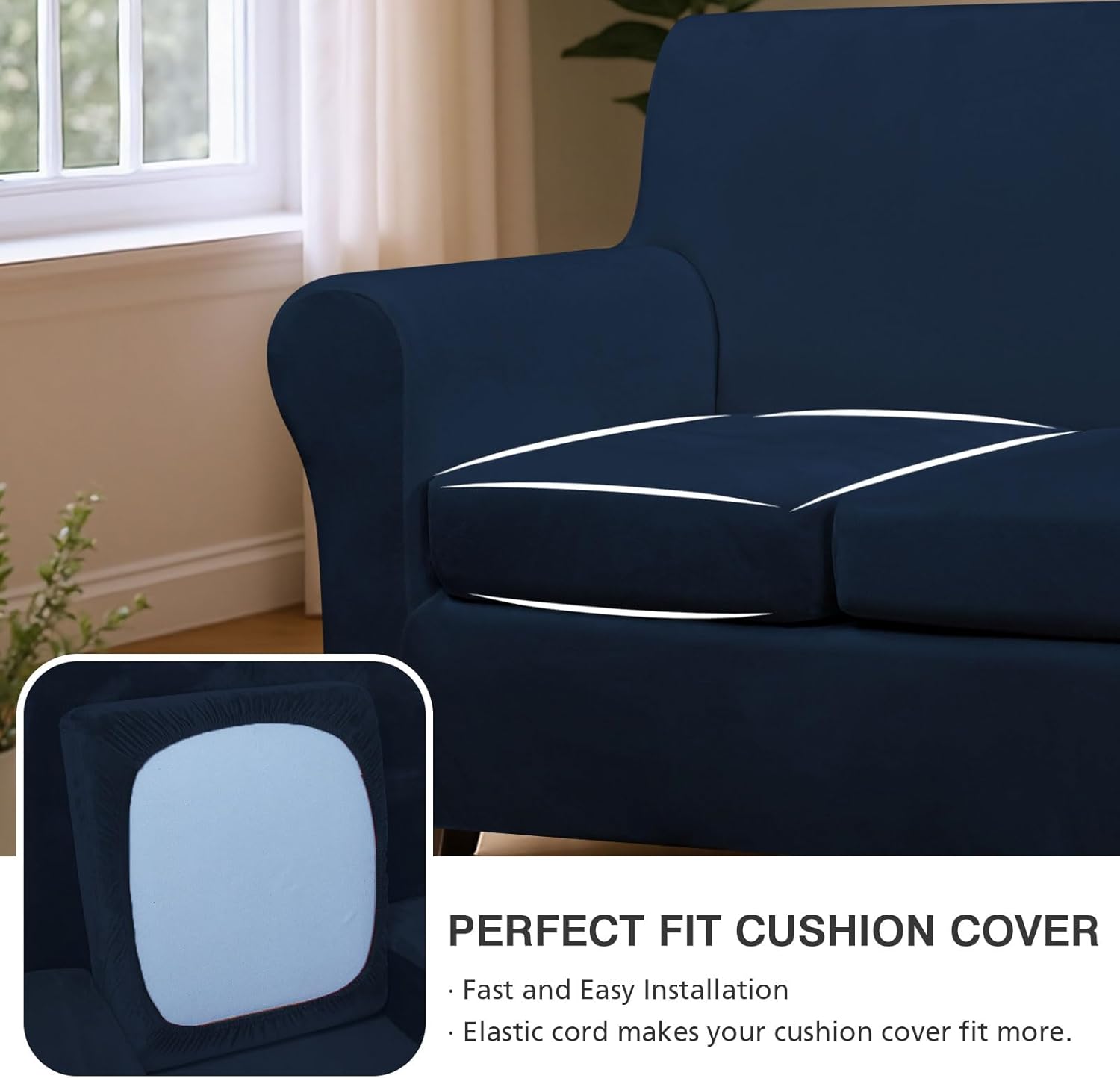 Stretch 4 Pieces Sofa Covers