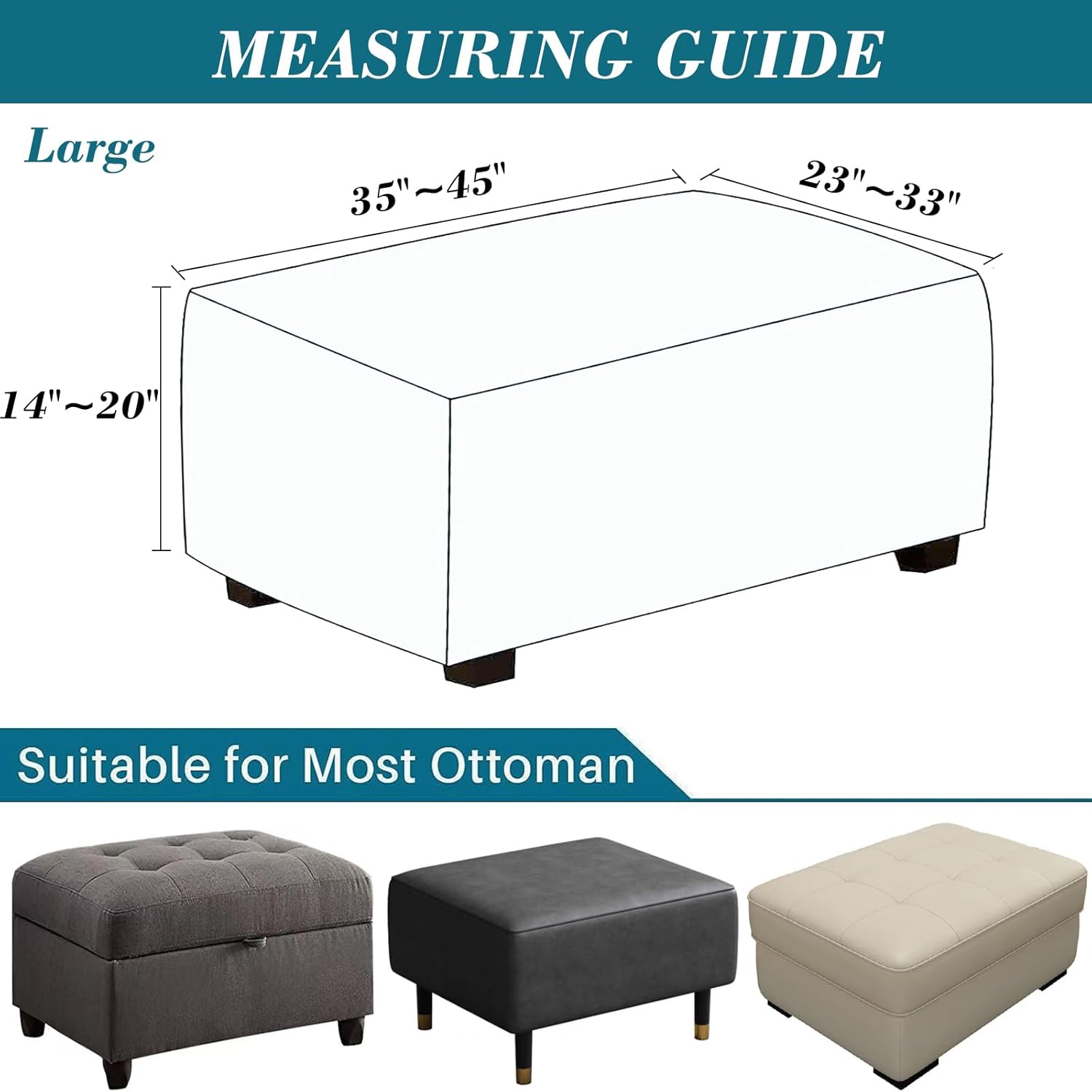 Ottoman Cover Rectangle
