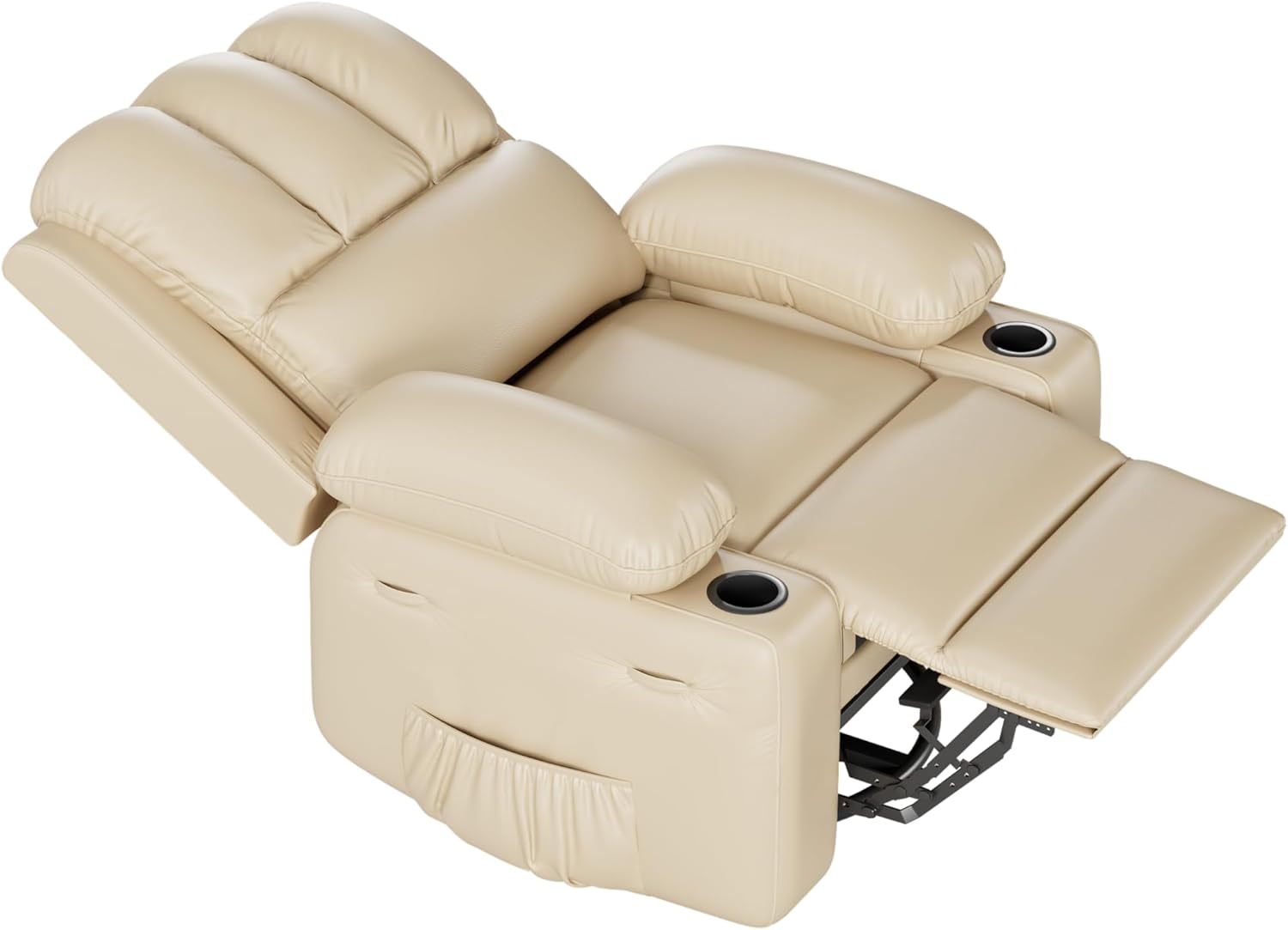 Leather Recliner Chair, Manual Recliner