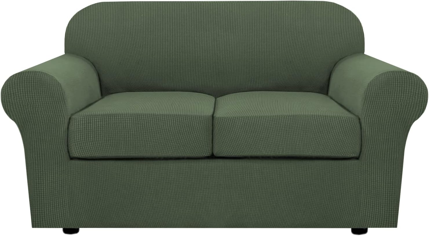 4 Piece Stretch Couch Covers for 3 Cushion Couch Sofa