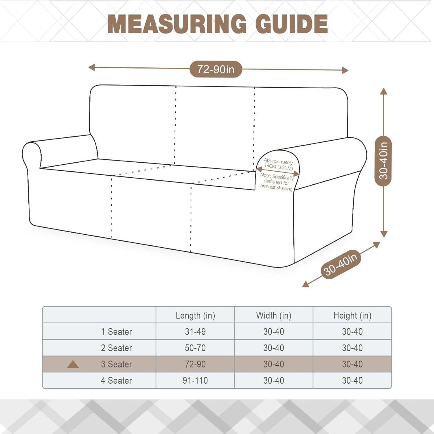 Stretch Sofa Cover 1 Piece Couch Covers