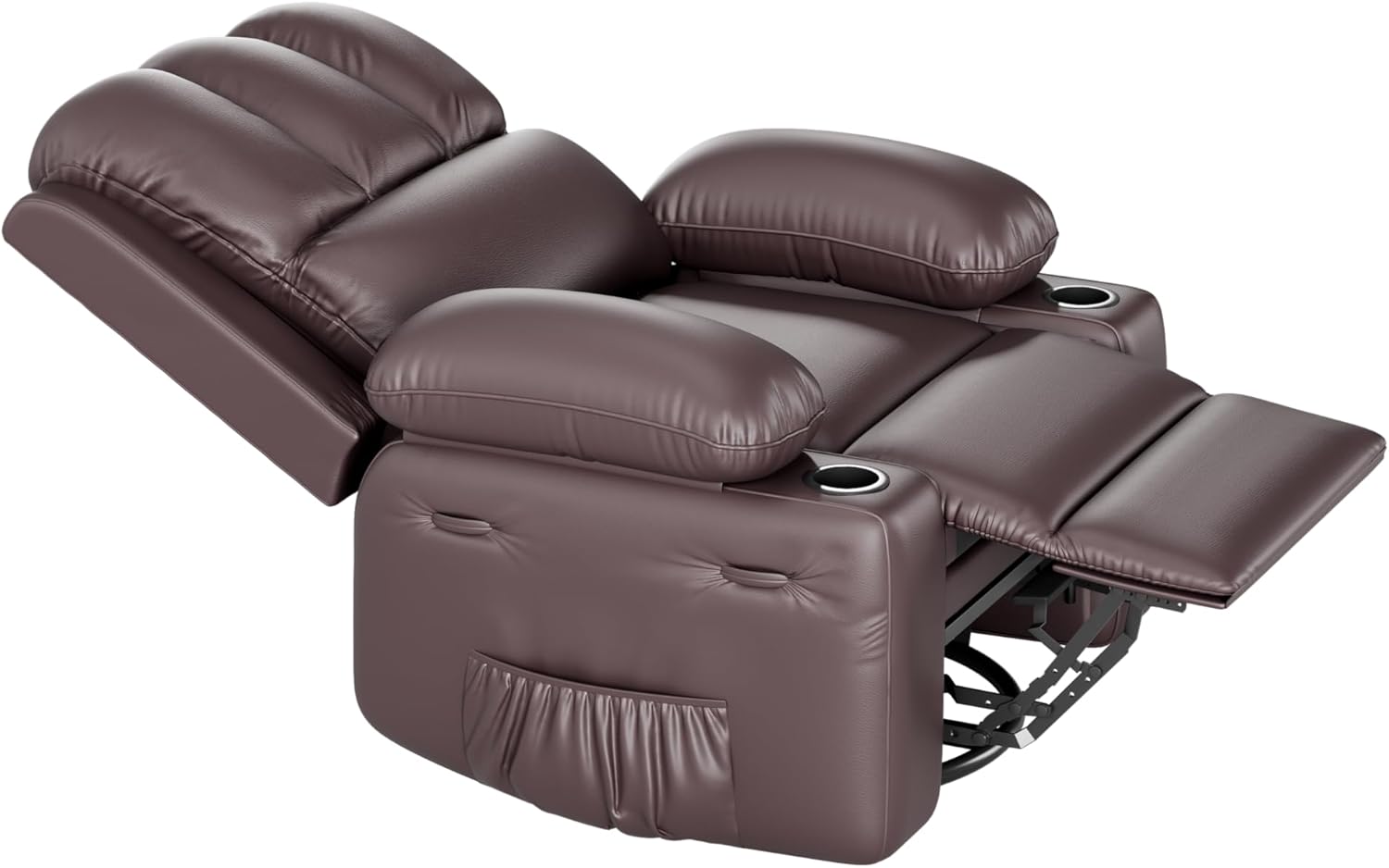 Leather Recliner Chair, Manual Recliner