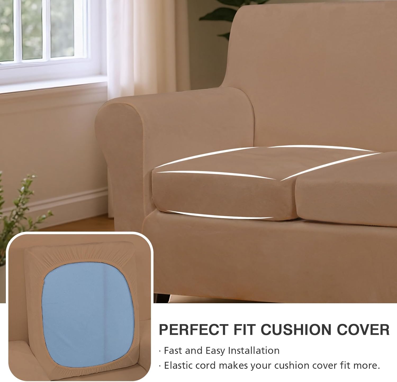 Stretch 4 Pieces Sofa Covers
