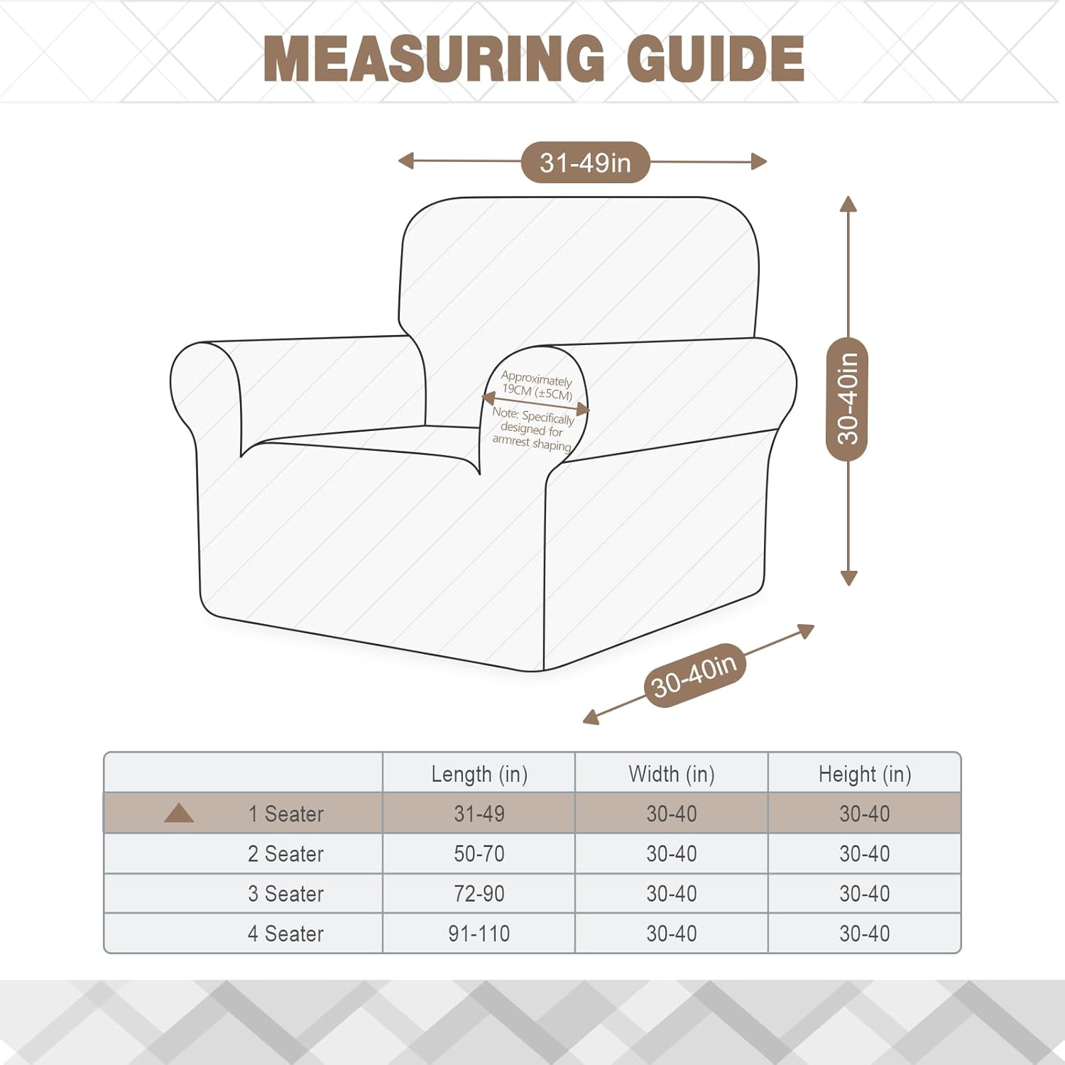 Stretch Sofa Cover 1 Piece Couch Covers