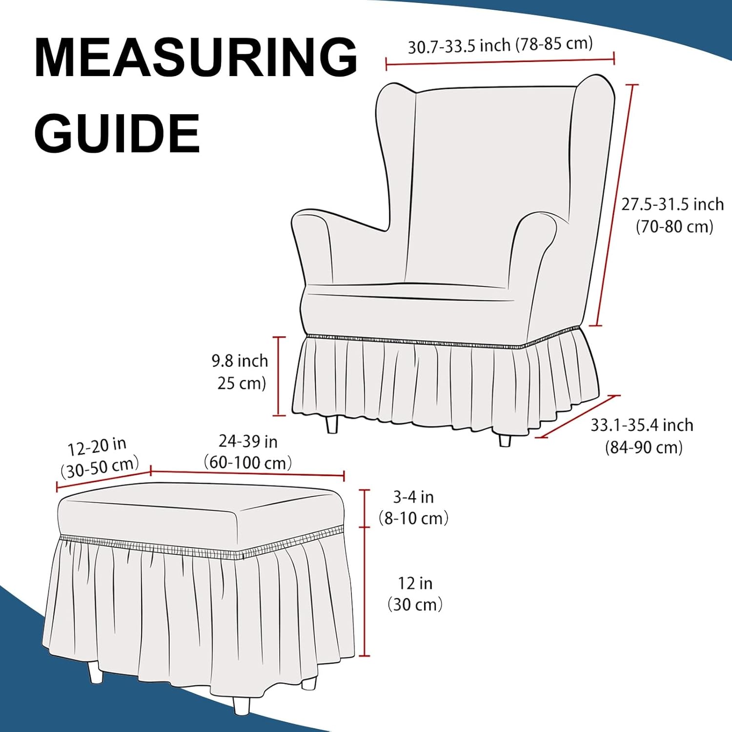 Wingback Chair Slipcover