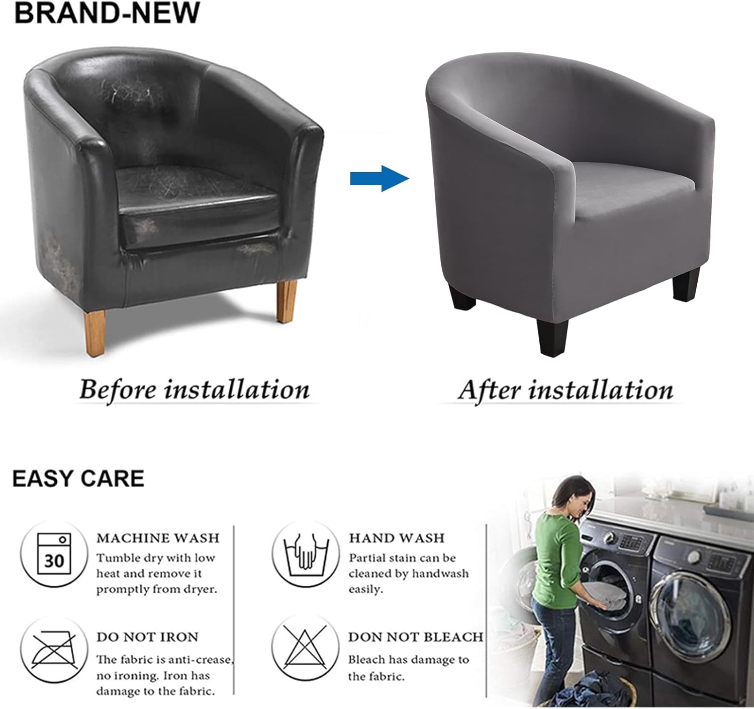 Club Chair Slipcover