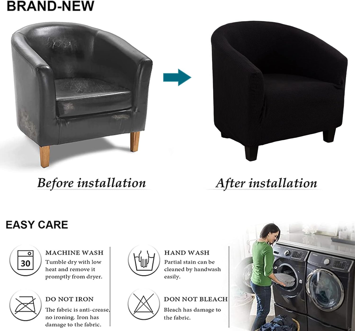 Club Chair Slipcover