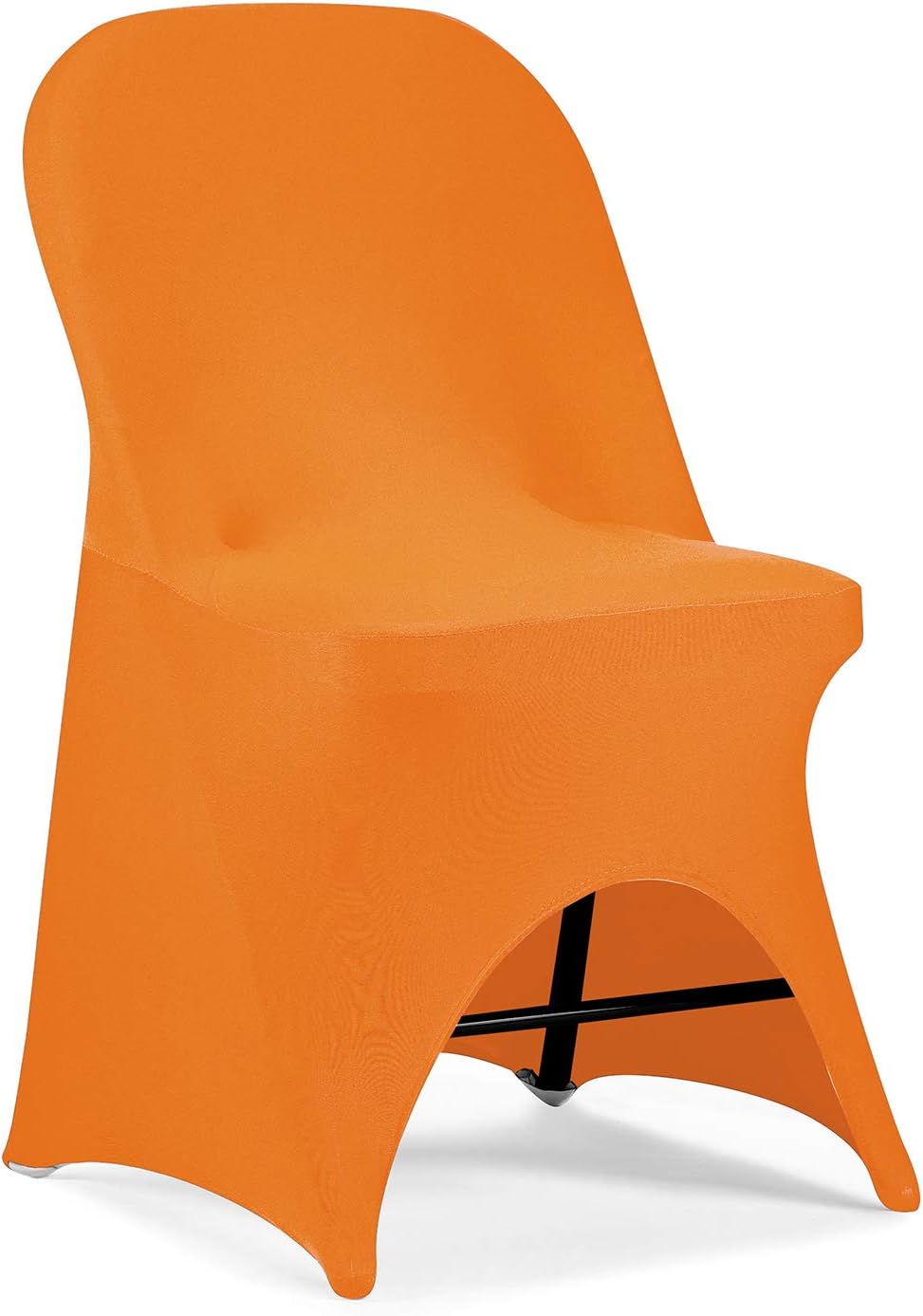 Peomeise Stretch Spandex Folding Chair Cover for Wedding Party Dining Banquet Event (White,12pcs)