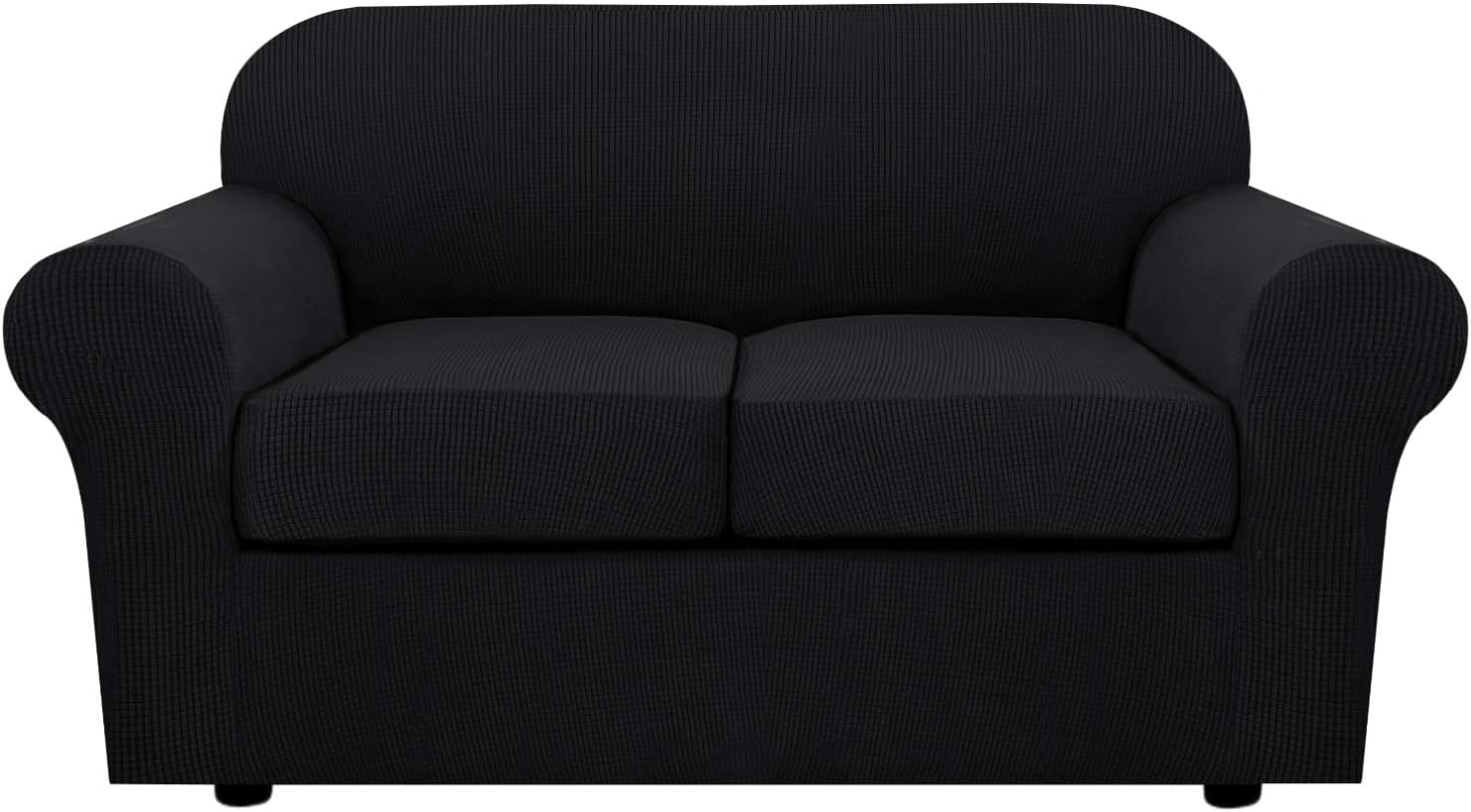 4 Piece Stretch Couch Covers for 3 Cushion Couch Sofa