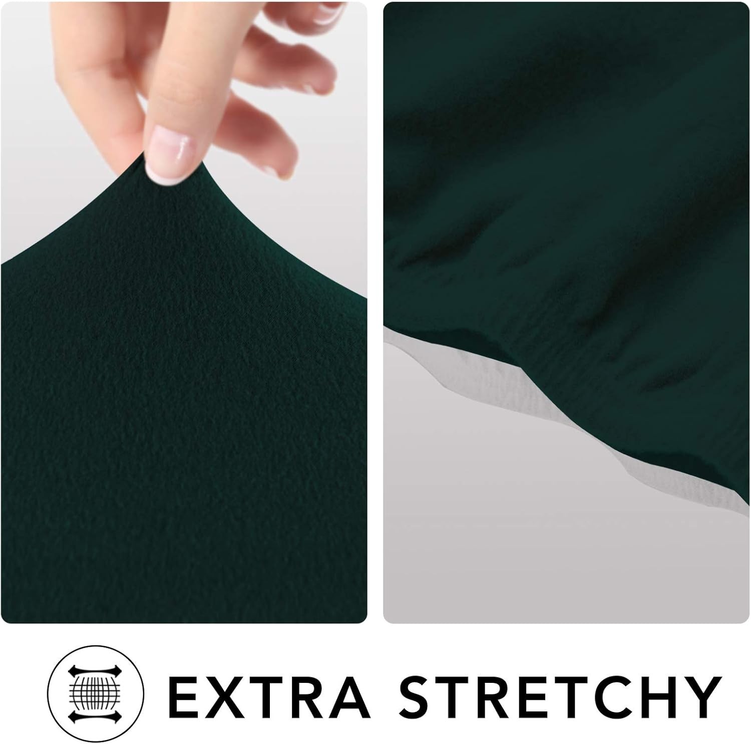 PureFit Super Stretch Chair Sofa Slipcover – Spandex Non Slip Soft Couch Sofa Cover, Washable Furniture Protector with Non Skid Foam and Elastic Bottom for Kids, Pets （Chair, Dark Gray）