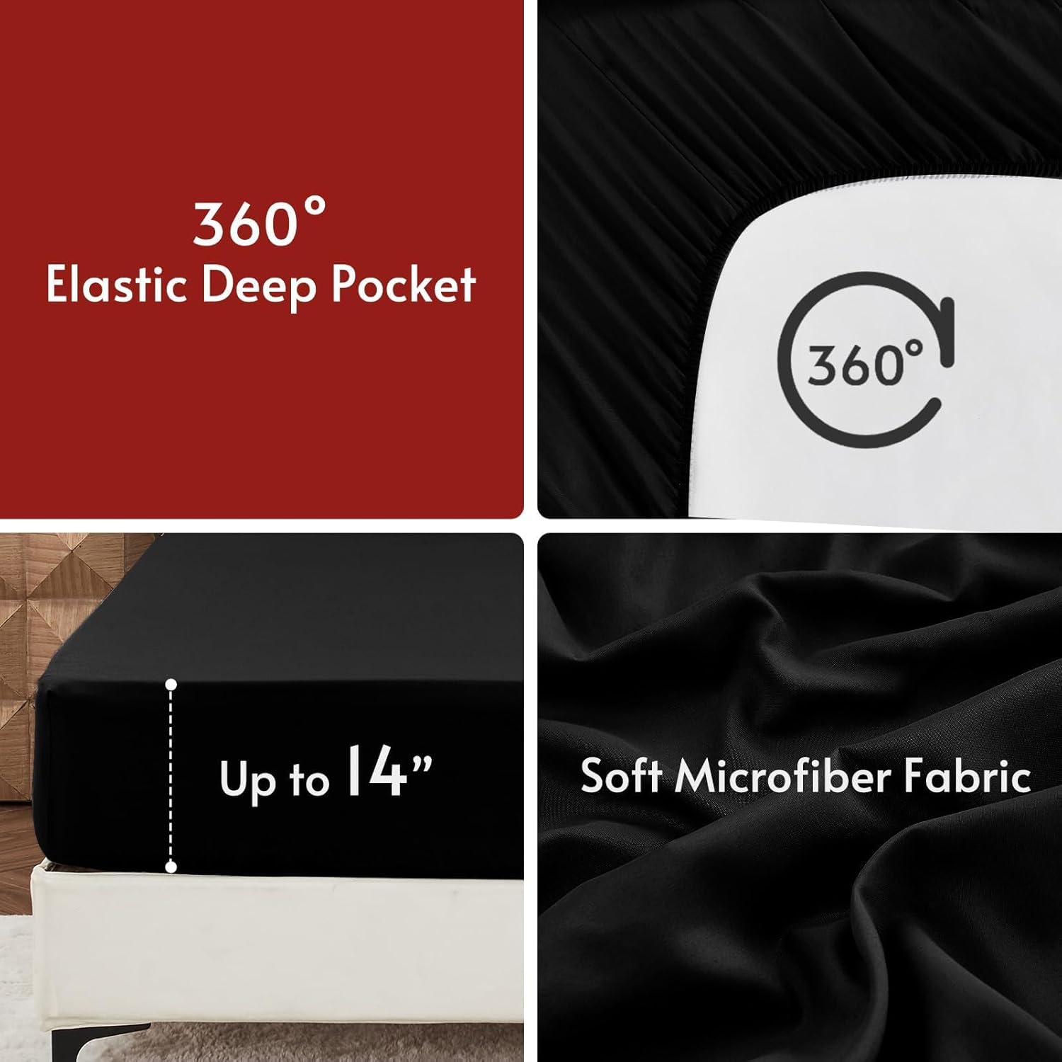 7 Pieces Queen Comforter Set