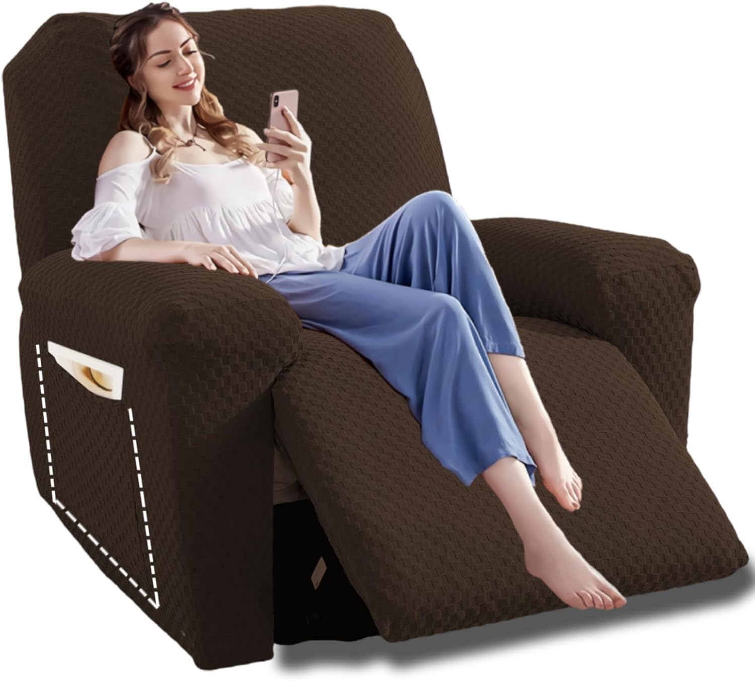 Stretch Loveseat Recliner Slipcover